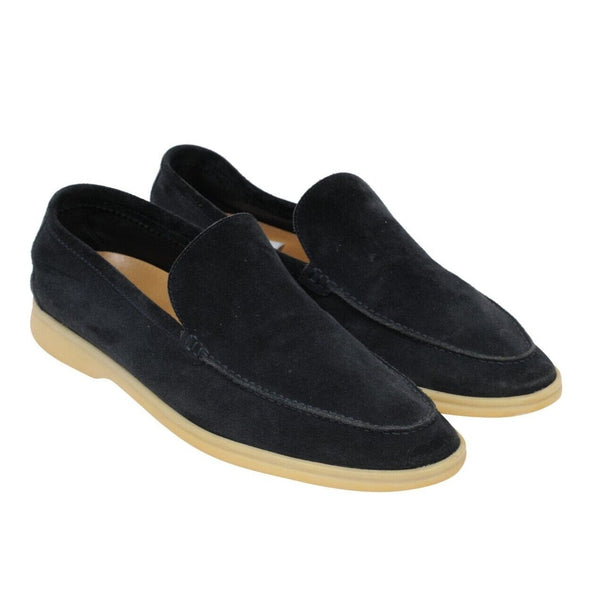 Loro Piana Summer Walk Men’s Suede Loafers Navy EUR 46 Summer Walk Loafer Suede Blue | Spring Summer collection  main image 3