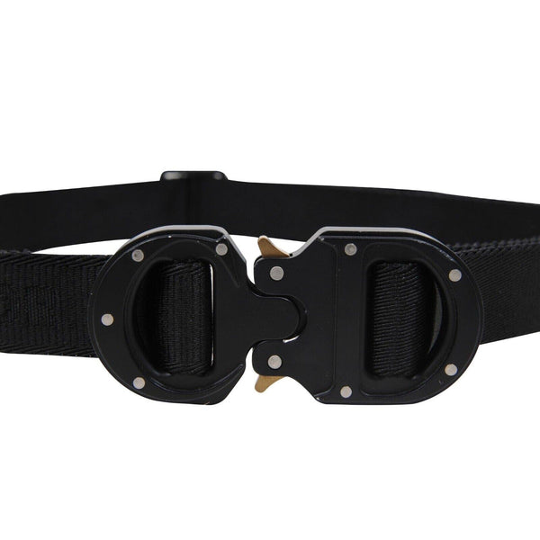 Dior Alyx 25MM CD Logo Rollercoaster Buckle Black Nylon Belt 95