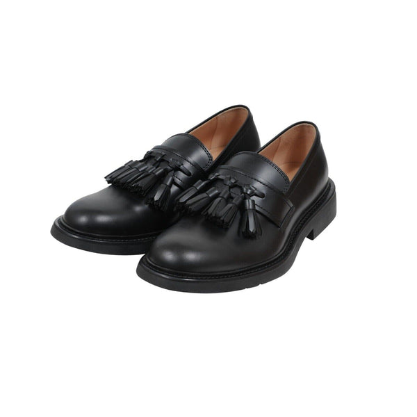 Black Tokyo leather Derby shoes, Bottega Veneta