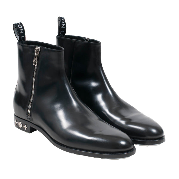 Louis Vuitton LV Formal Dimension Chelsea Boots, Black, 6