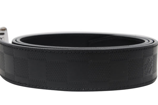 Louis Vuitton Men's Black Leather Pont Neuf Damier Infinite Reversible Belt  Size 100 – THE-ECHELON