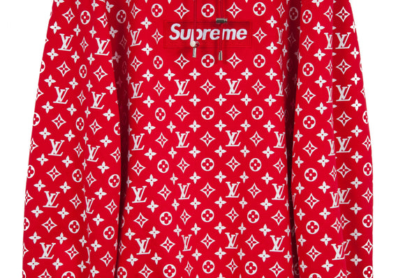louis vuitton and supreme hoodie