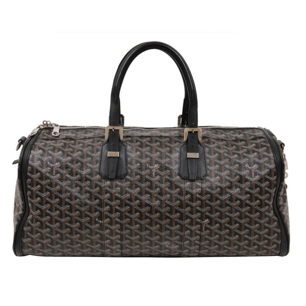 Goyard Croisiere 50cm Duffle Bag With Strap Black/Tan – The Luxury Shopper