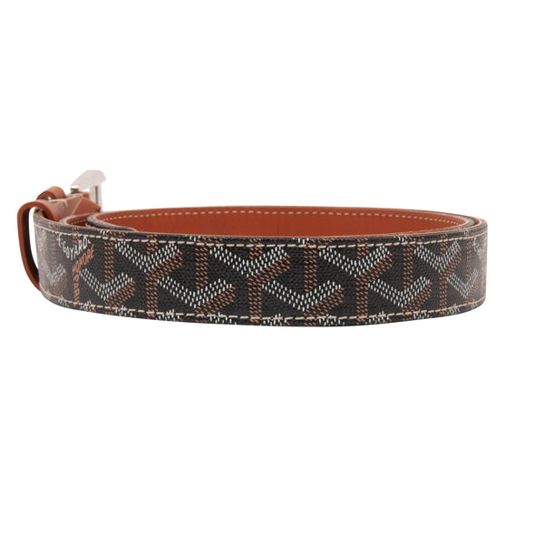 Goyard Goyard Discontinued Fregate Belt Black Monogram Travis