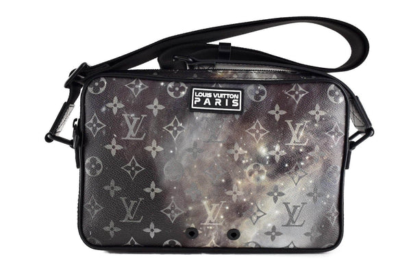 Black Louis Vuitton Monogram Galaxy Alpha Messenger Crossbody Bag