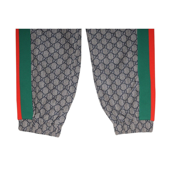 Gucci Track Pants Black Green Red Stripped Drawstring Joggers Large Cuffed  Leg. – THE-ECHELON