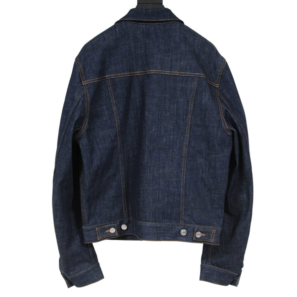 DIOR Oblique Jacket Blue Raw Cotton Denim - Size 44 - Men
