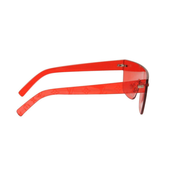 Auth LOUIS VUITTON City Mask Sunglasses Eyewear Monogram Plastic Z0993U  30BA737