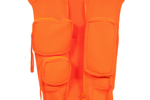 Louis Vuitton 2019 Ribbed Utility Gilet - Orange Outerwear, Clothing -  LOU207276