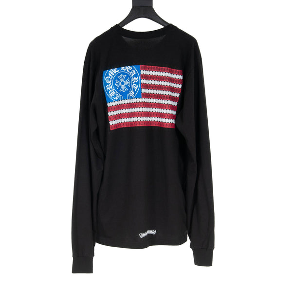 Chrome Hearts USA FLAG 長袖カットソー ブラック Chrome Hearts USA FLAG 長袖カットソー ブラック Chrome Hearts