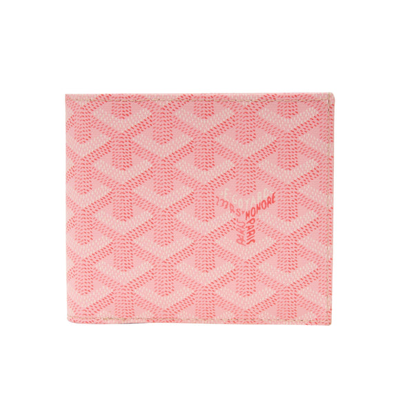 Goyard Pink Coated Canvas Bifold Wallet