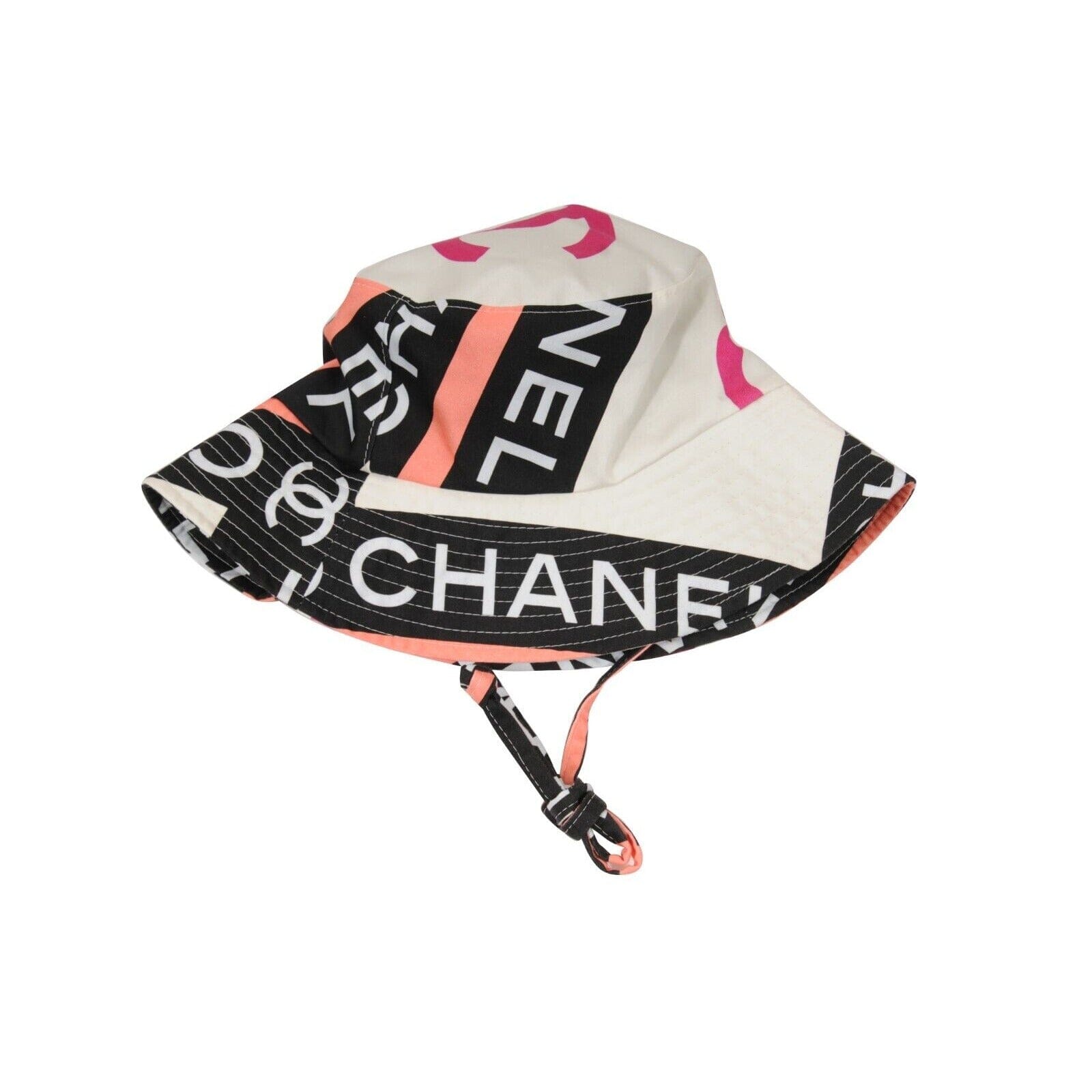 Chanel Light Pink Sequin Logo Bucket Hat M sz Chanel Pink Bucket Hat New | Mercari main image 2