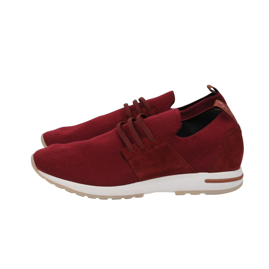 360 LP Flexy Walk Sneakers Red Slip On Lace Up