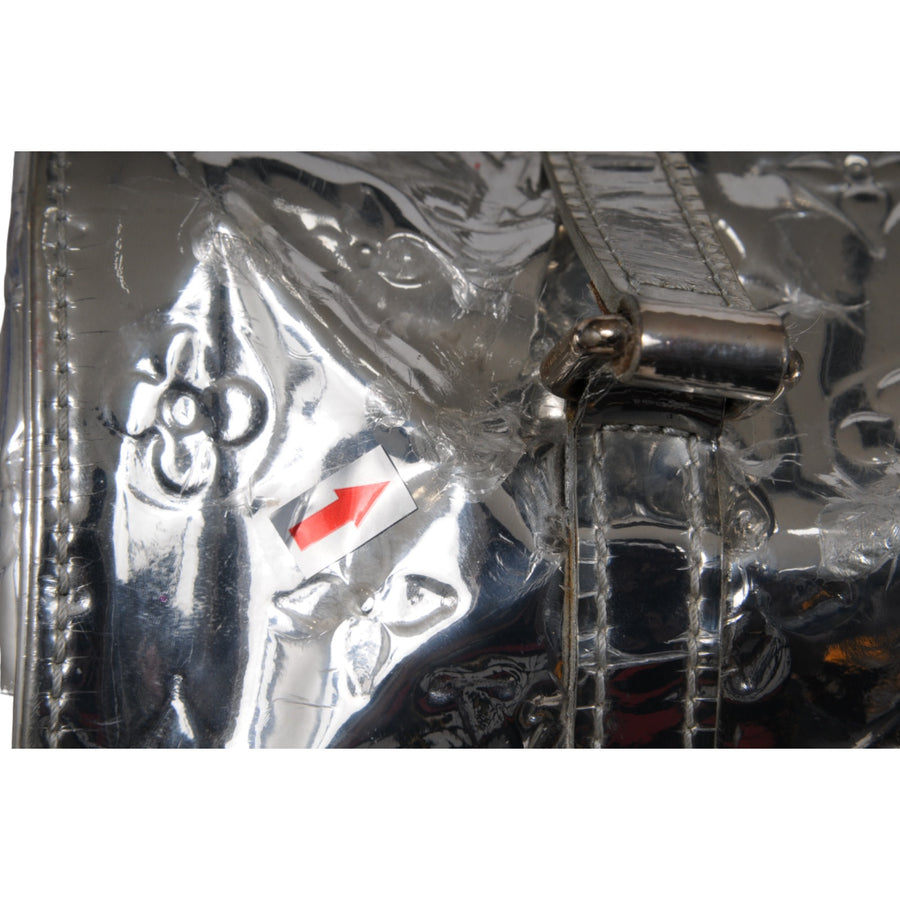 Silver Miroir Lv Monogram Papillon Shoulder Bag Vintage 2000's
