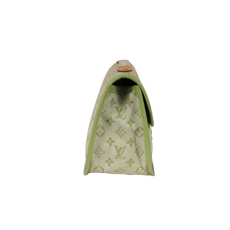 Trousse Marie Kate Handbag Monogram Mini Green Pouch Bag Clutch