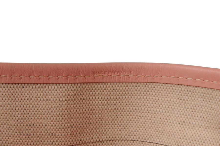 Goyard Mini Anjou Tote Bag Pink Goyardine Reversible Canvas Leather Purse