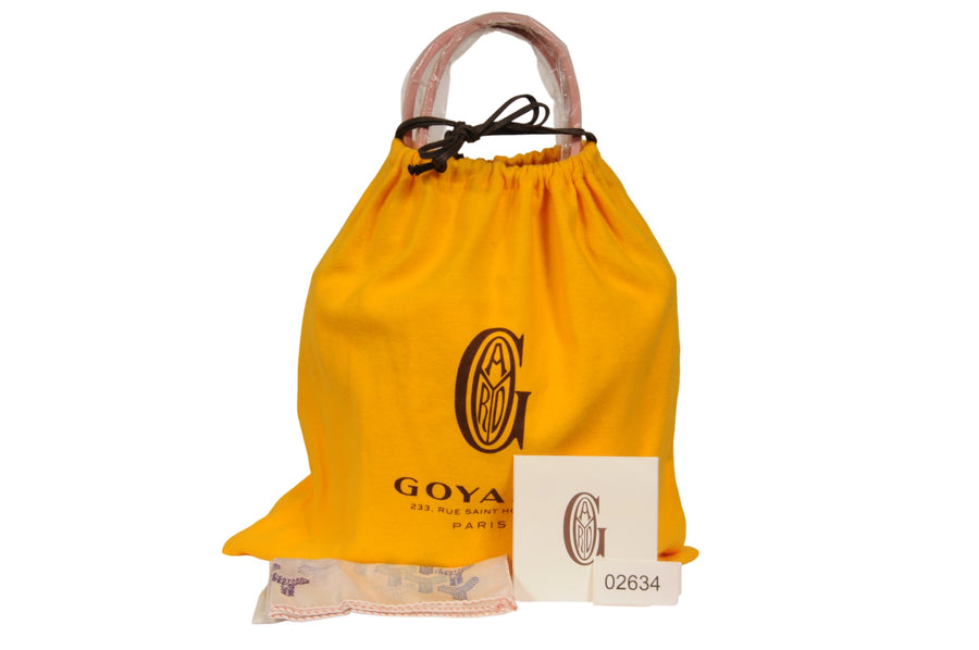 Goyard Mini Anjou Tote Bag Pink Goyardine Reversible Canvas Leather Purse