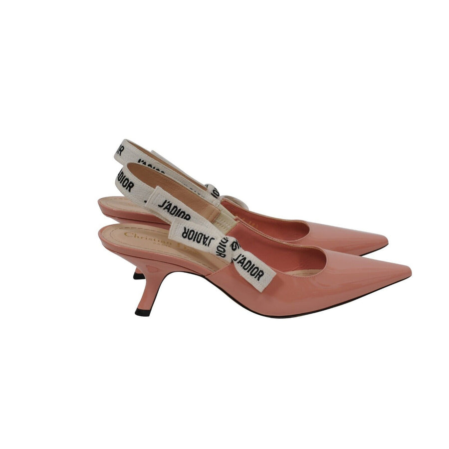 Christian Dior Womens J'ADIOR Slingback Pump Pink Patent Leather
