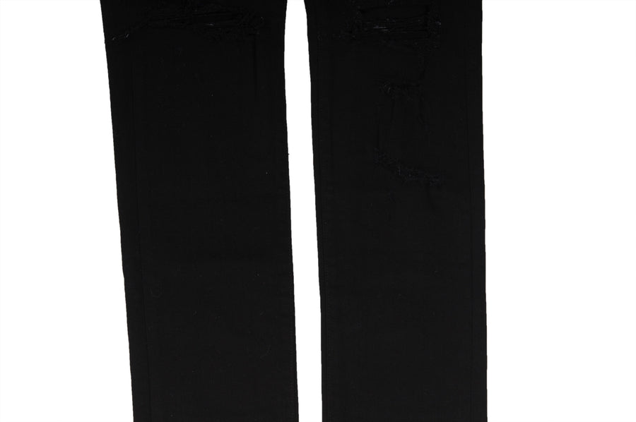 Art Patch Cobra Python Snake Jeans Black Denim Amiri 