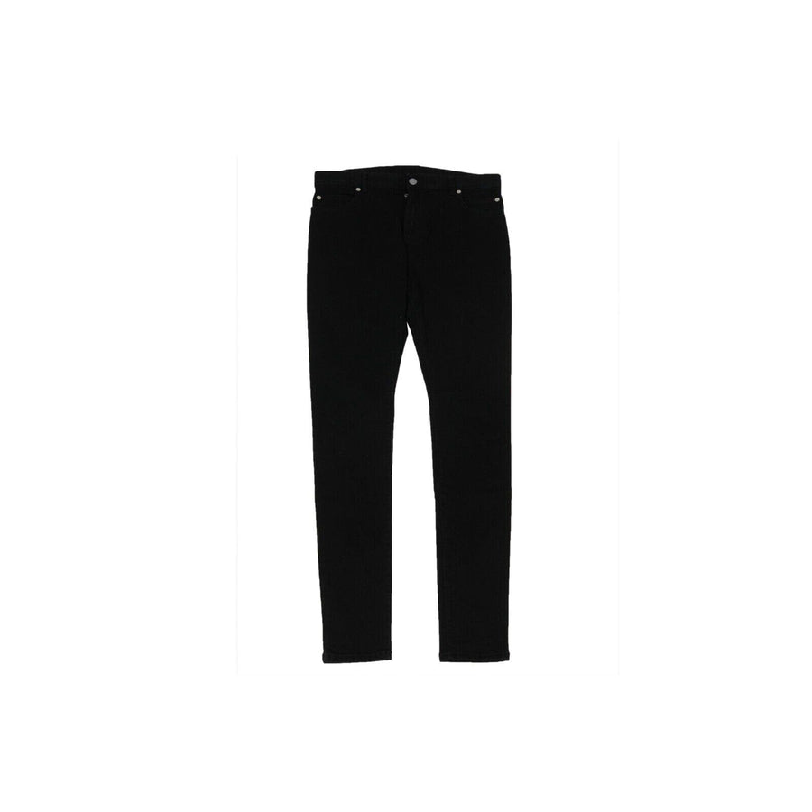 Balmain Mens Skinny Jeans Size 32x34 Black Cotton Stretch 5 Pocket Denim BALMAIN 