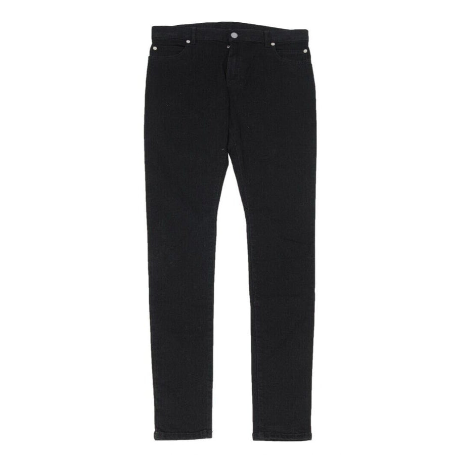 Balmain Mens Skinny Jeans Size 32x34 Black Cotton Stretch 5 Pocket Denim BALMAIN 