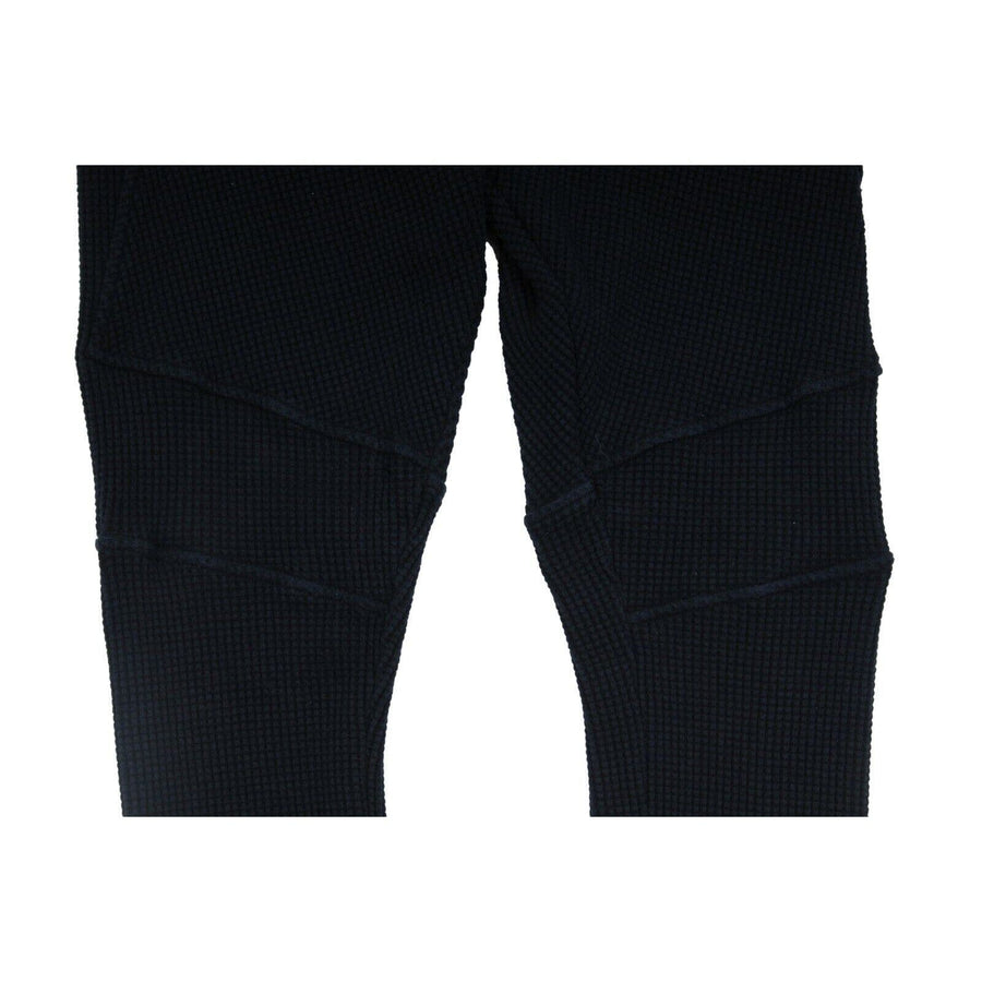 Biker Joggers Navy Blue Ribbed Cotton Trousers Sweatpants BALMAIN 