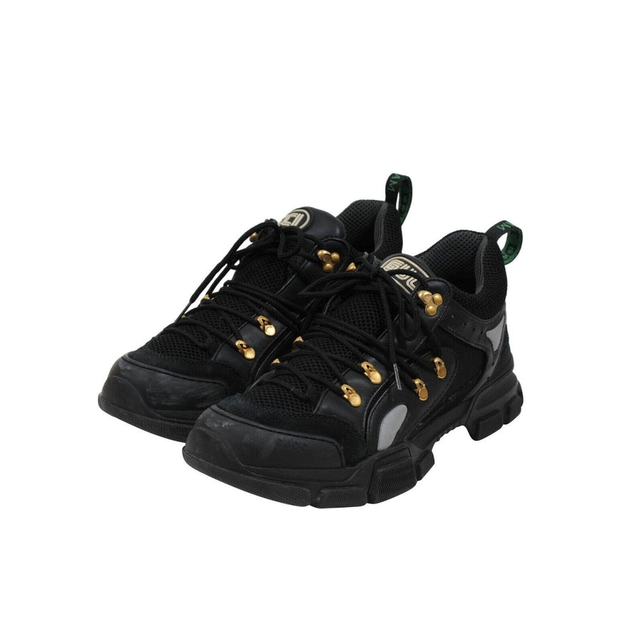 Black Gold Chunky Flashtrek Sneakers Gucci 