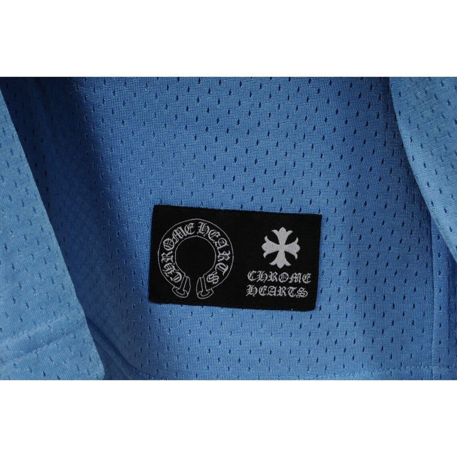 Blue White Long Sleeve Logo Jersey CHROME HEARTS 