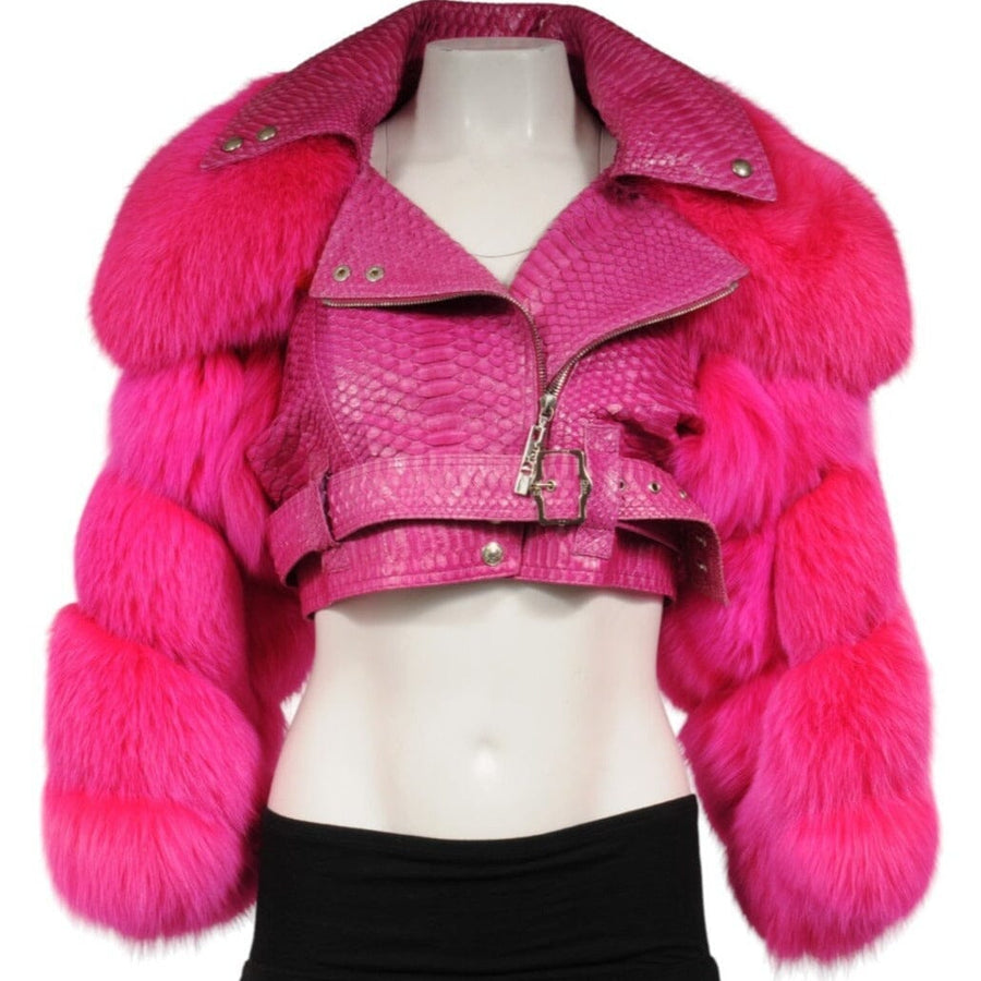ジャケット・アウター John Galliano Cropped Leather Jacket Christian Dior John Galliano Spring 2004 Crop Biker Jacket Small