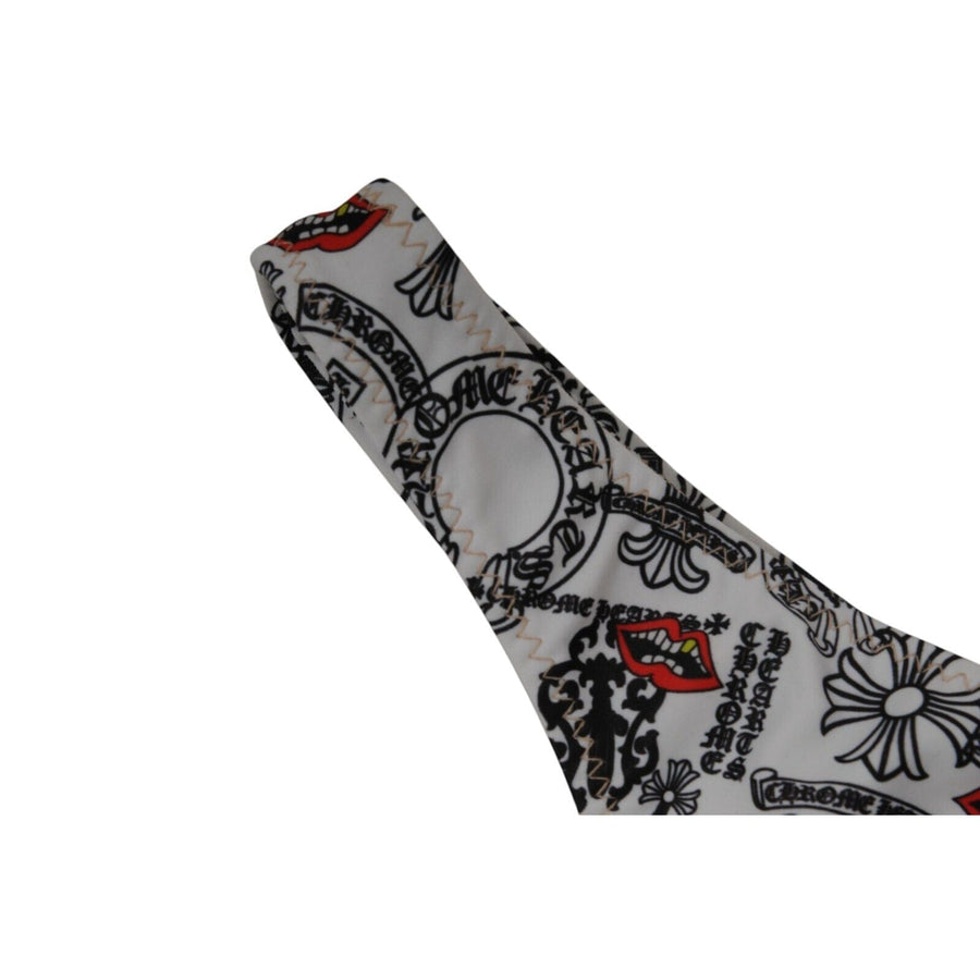 Chrome Hearts Dipped in Blue Matty Boy Bikini Bottoms White