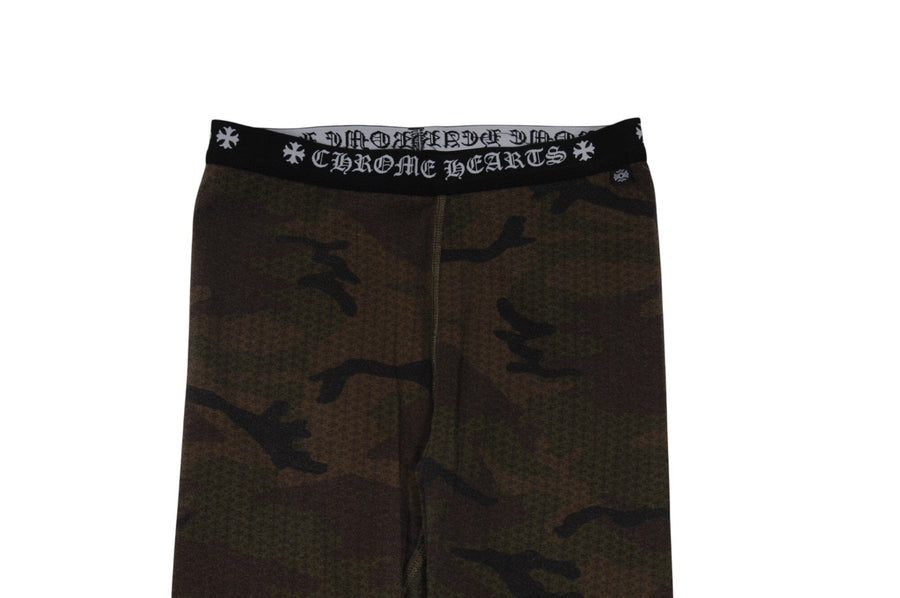 Chrome Hearts Womens Leggings Long Johns Medium Camo Camouflage