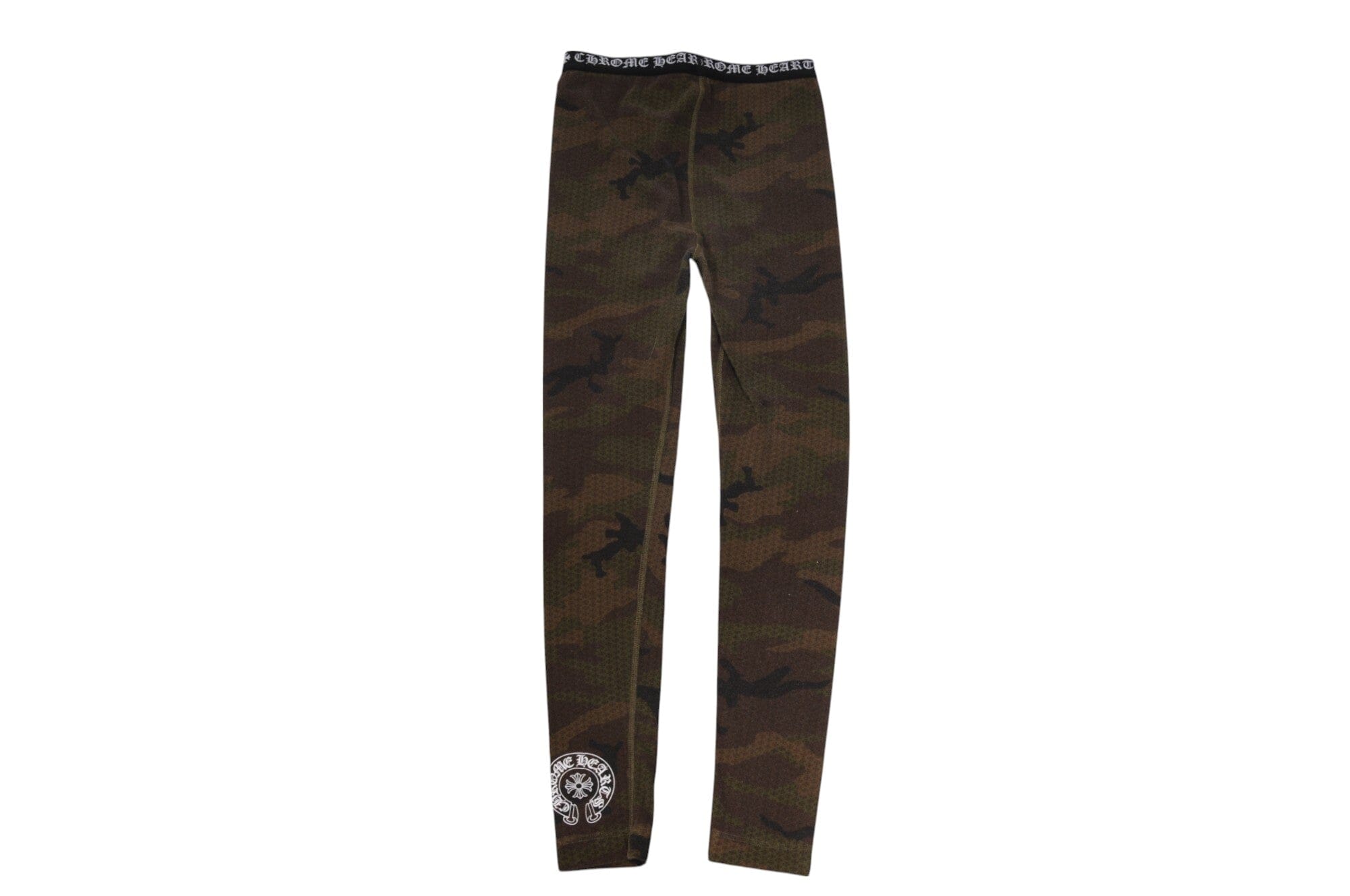 Chrome Hearts Womens Leggings Long Johns Medium Camo Camouflage