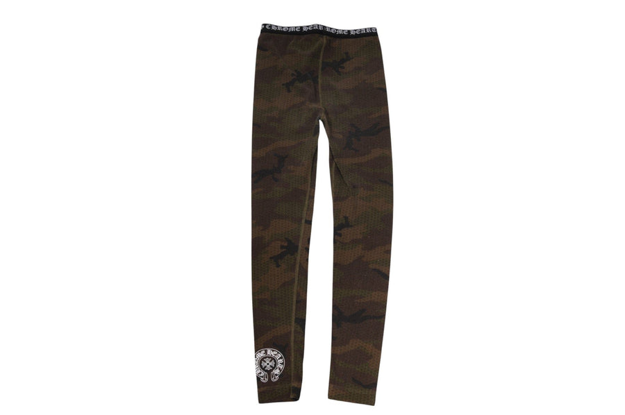 Chrome Hearts Womens Leggings Long Johns Medium Camo Camouflage