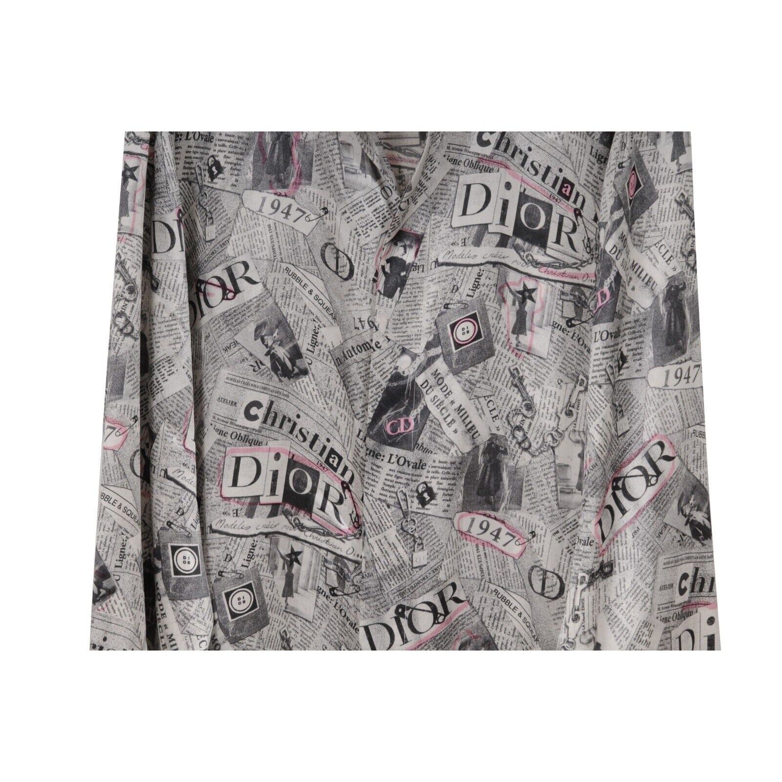 【入手困難】Dior newspaper shirt 2020SS 入手困難】Dior newspaper shirt 2020SS