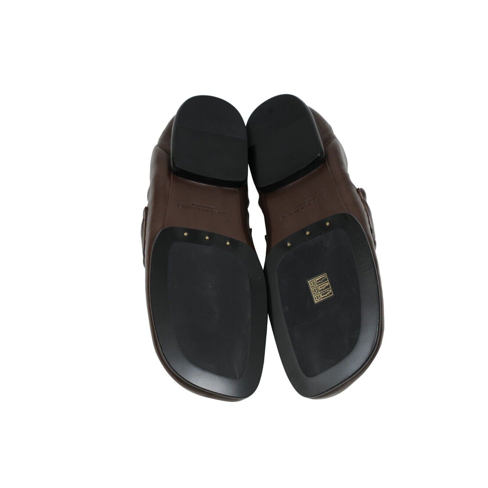 Dries Van Noten Mens Padded Loafers Size US 12.5 45.5 Brown