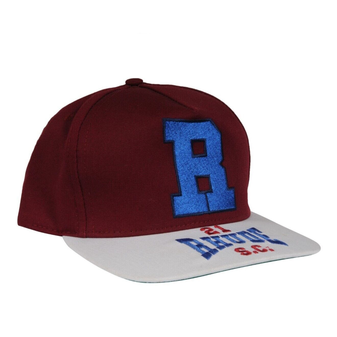 Rhude Embroidered 21 R S.C. Baseball Cap Red Burgundy Blue  display picture 2