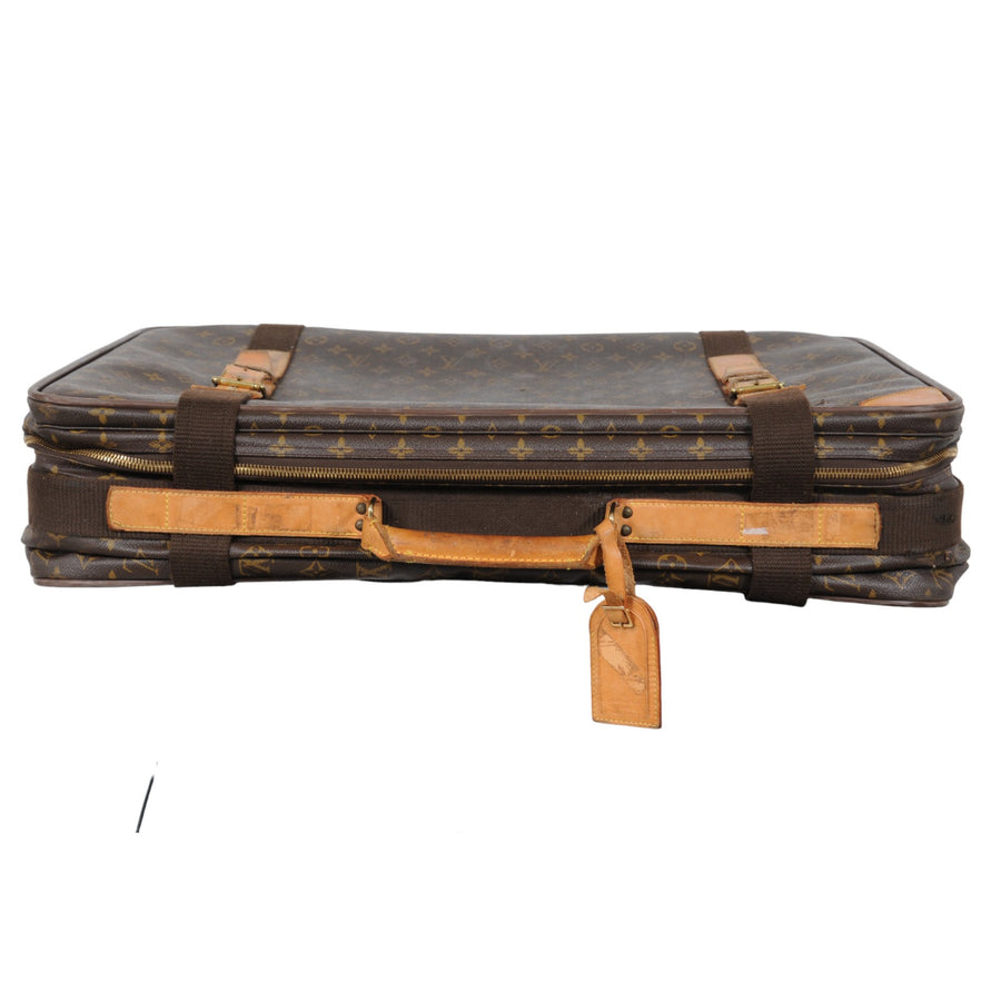 Satellite 65 Brown Monogram Suitcase Travel Luggage