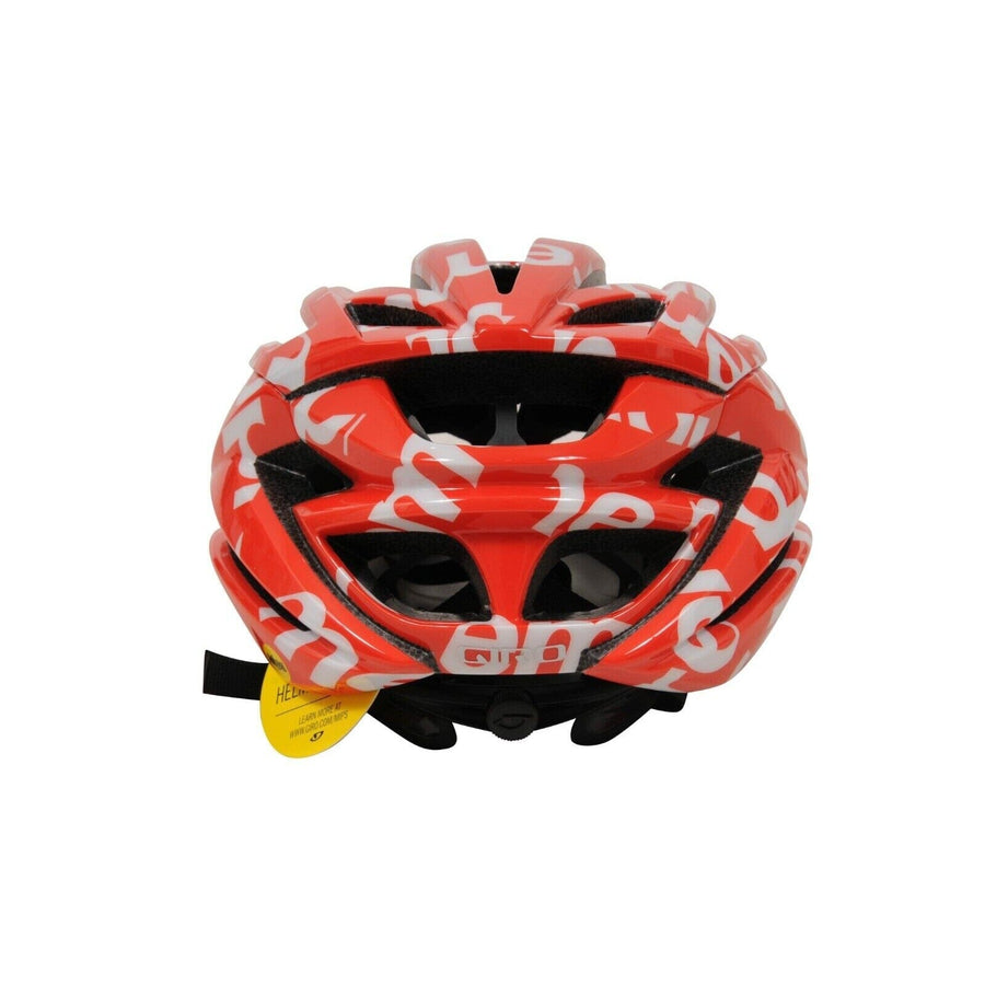 Supreme Giro Syntax Mips Cycling Road Bike Helmet Red White Spring