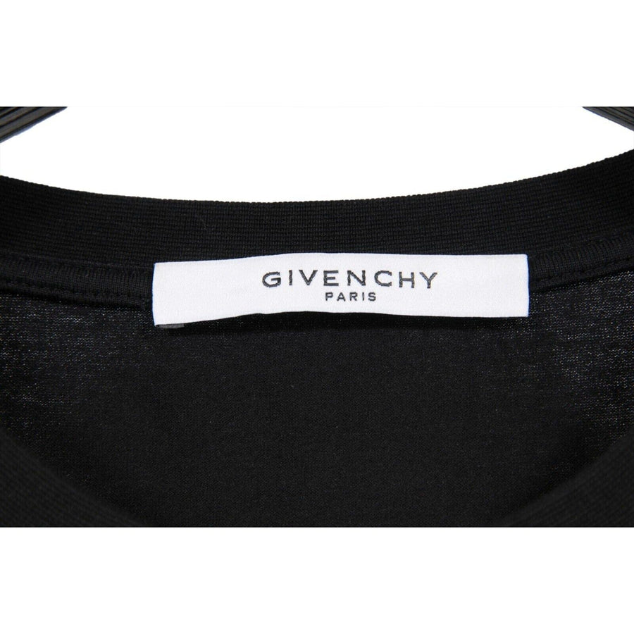 Givenchy Mens Dragon Logo T Shirt Size Medium Black Blue 100% Cotton Long Fit GIVENCHY 