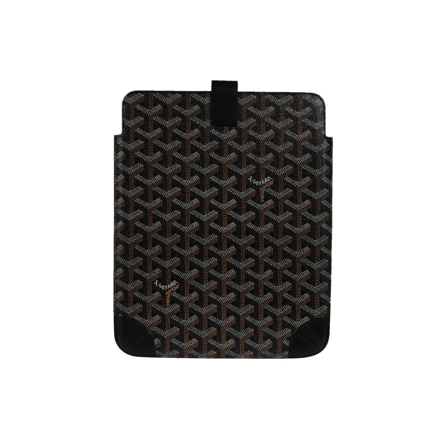 Goyard iPad portfolio travel Case Snap Button Black Goyardine