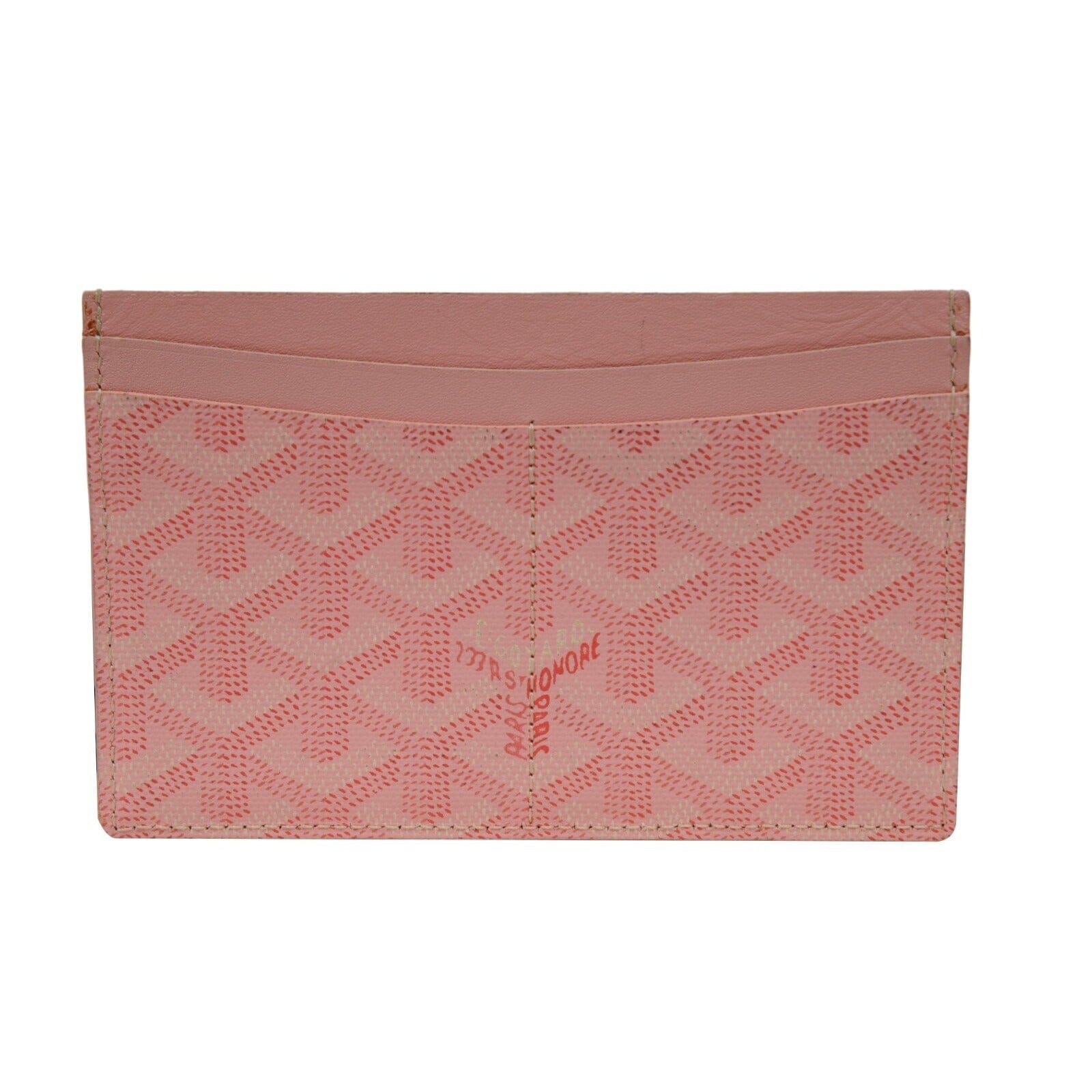 Goyard Saint Sulpice Card Holder XL Large Pink Wallet Money Travel