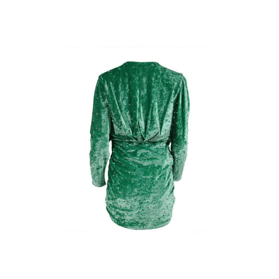 green emerald velvet dress Just A Fling main image 0