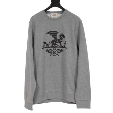 Grey Dragon Logo Ex Libris Sweater Crewneck HERMES 