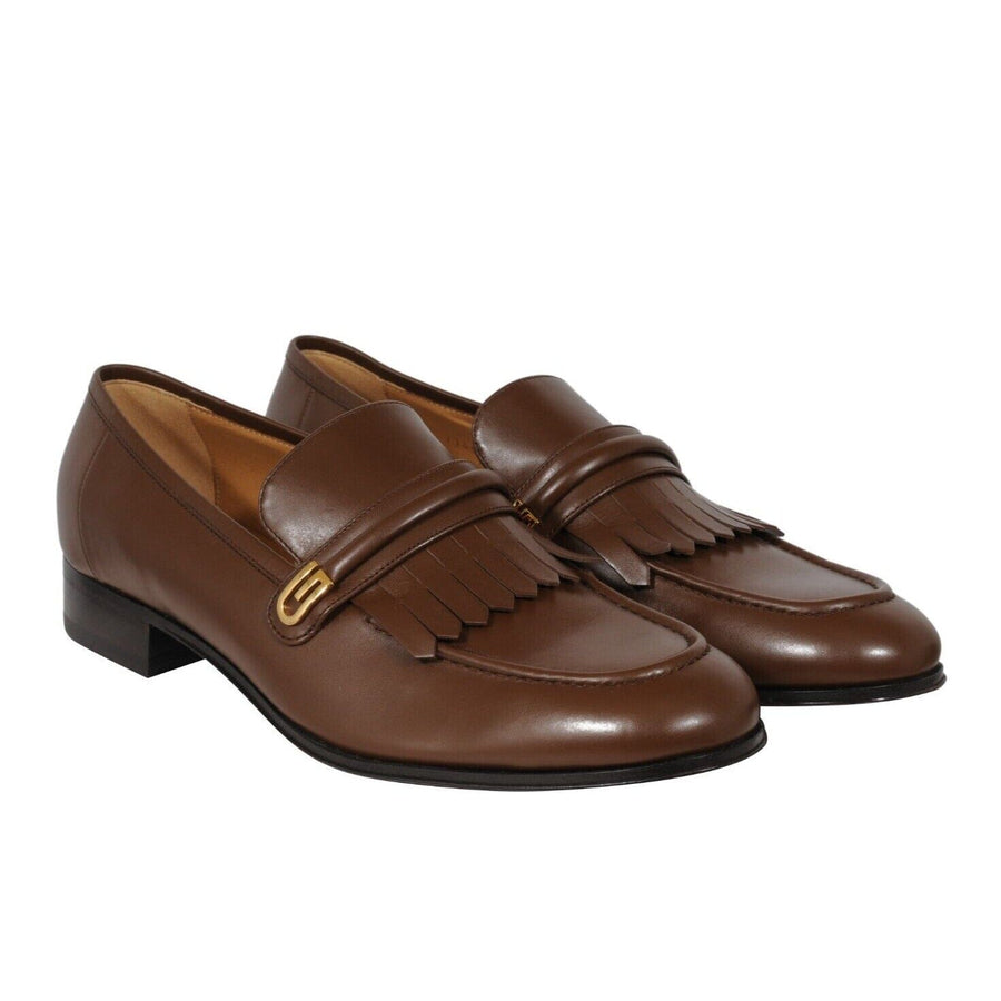 Gucci Mens Mirrored G Fringe Loafers Size US 12.5 UK 11.5  display picture 1