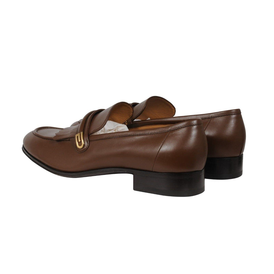Gucci Mens Mirrored G Fringe Loafers Size US 12.5 UK 11.5  display picture 1