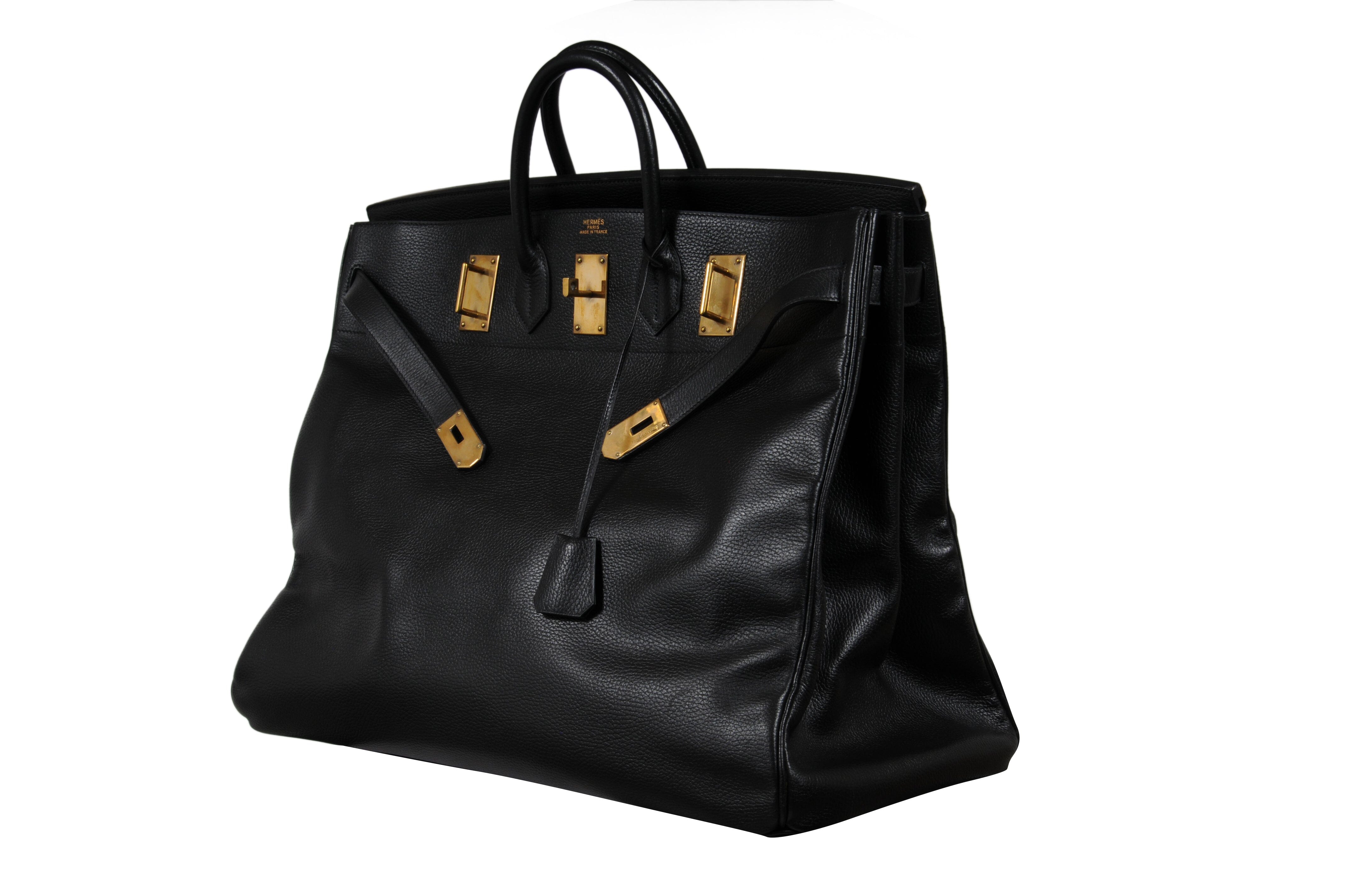 Hermès Haut à Courroies Hac 55 Ardennes Gold Hardware Carry On