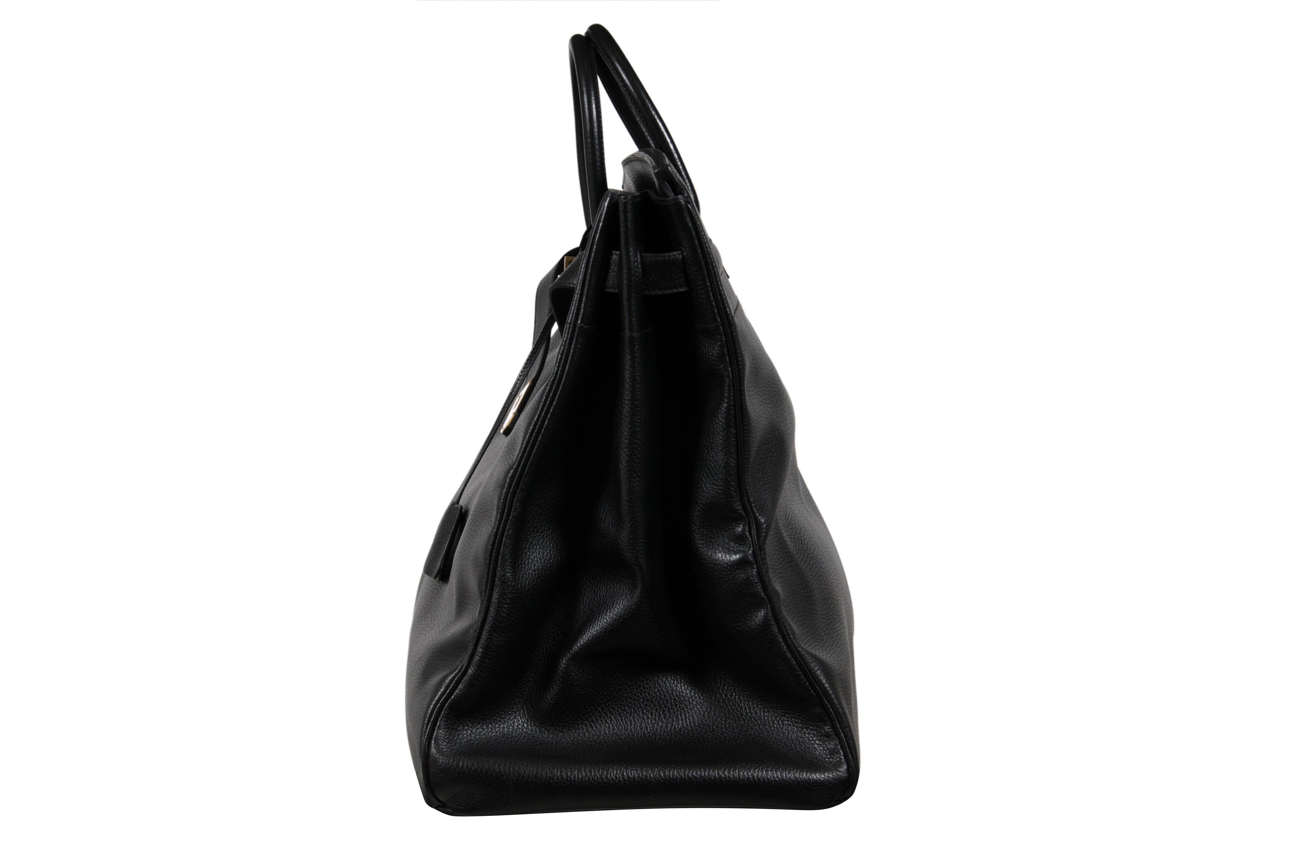 Hermès Haut à Courroies Hac 55 Ardennes Gold Hardware Carry On