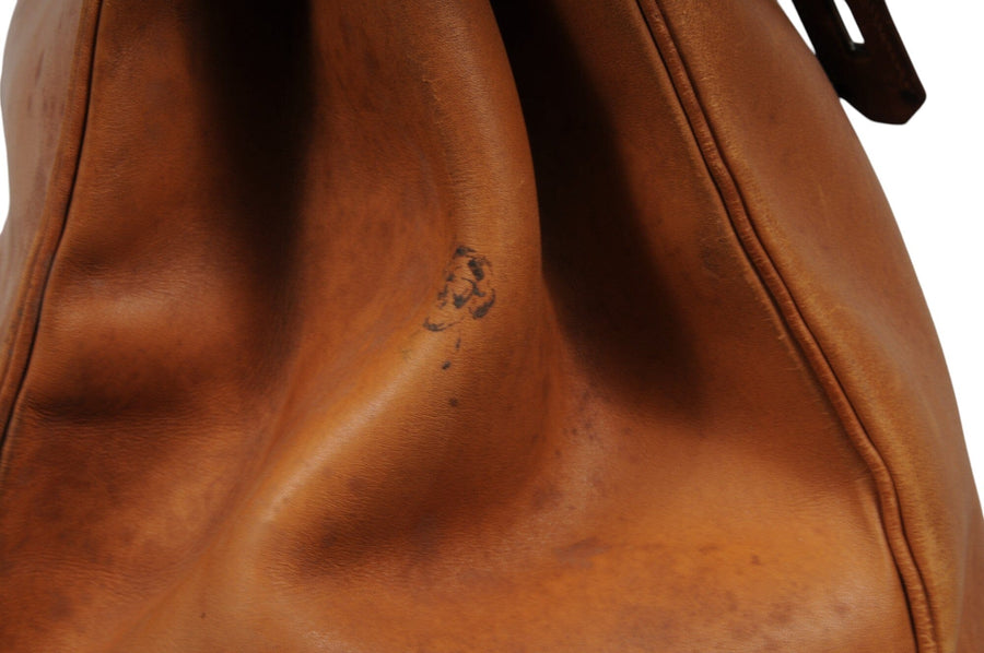 Hermes Vintage Haut à Courroies Hac 50 Birkin Natural Tan Brass Hardware Travel Duffle Bag HERMÈS 