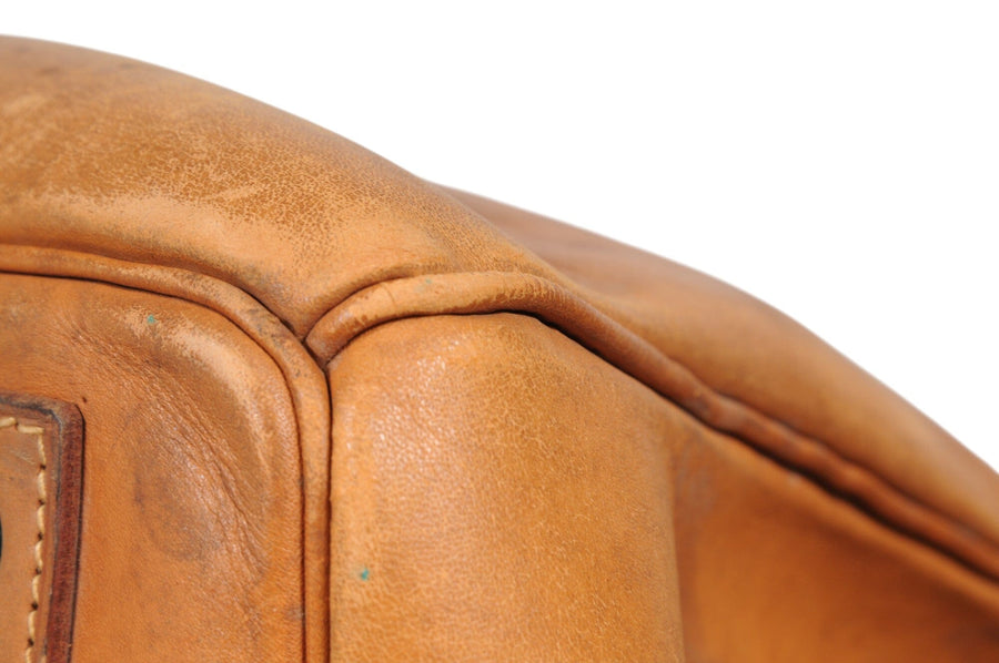Hermes Vintage Haut à Courroies Hac 50 Birkin Natural Tan Brass Hardware Travel Duffle Bag HERMÈS 