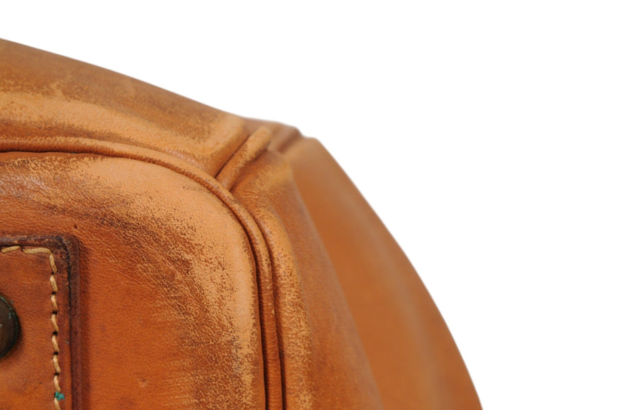 Hermes Vintage Haut à Courroies Hac 50 Birkin Natural Tan Brass Hardware Travel Duffle Bag HERMÈS 